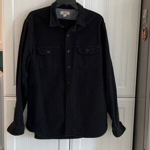 Wallace & Barnes (J Crew) , long sleeve, heavy cotton/wool blend shirt. 😁